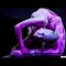 Zlata performing on “Pink Ribbon Night”, Bodypainted by  Filippo Ioco