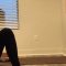 Yoga wheel play with backbends