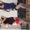 Chinese Sexy Dance (157) Duo One Piece Swimsuits with Fishnet Legging Mobile Version