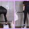 ユニクロレギンスとエアリズムTシャツで30kgデットリフトトレーニング/ HomeTraining workout leggings/레깅스입고 운동  운동하는여자 운동브이로그