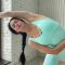 yoga and contortion Training –  Splits for Stretching and Gymnastics. Workout Flexible Legs