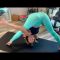 Dolphin Pose Variations. Yoga and Stretching for Strengthening. Gymnastics, Calisthenics, Fitness