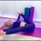 Stretching and Contortion . Yoga Inspired Workout. Over Splits, Training Flexibility