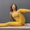 Yoga stretching. Gymnastics and contortion Training. Splits for Stretching and Flexibility