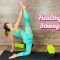 Training for Legs with Yoga blocks