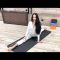 Stretches for Splits and Oversplits. Stretching contortion. yoga and Gymnastics Training